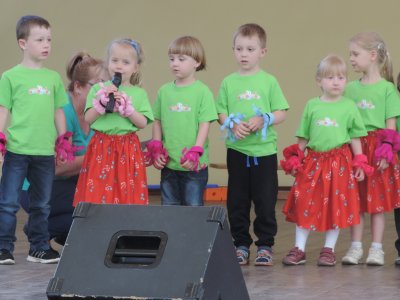 Dzieci podczas występów