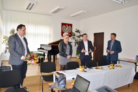 Władze samorządowe Wisły i przewodnicząca zarządu osiedla