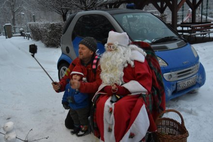 Mikołaj odwiedził wiślańskie doliny