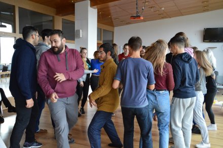 Uczestnicy projektu podczas zajęć