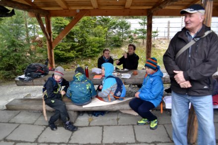 Posiłek na mecie rajdu