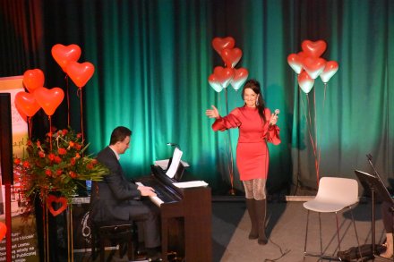 Ewa Uryga z zespołem