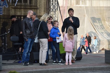 Wręczenie nagród w grze terenowej "Opowieści wiślańskie"