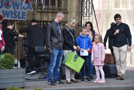 Wręczenie nagród w grze terenowej "Opowieści wiślańskie"