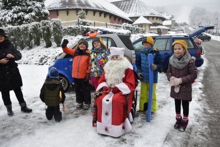 Mikołaj odwiedził wiślańskie doliny