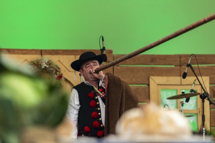 Wiślańskie Dożynki - rozpoczęcie uroczystości w Amfiteatrze