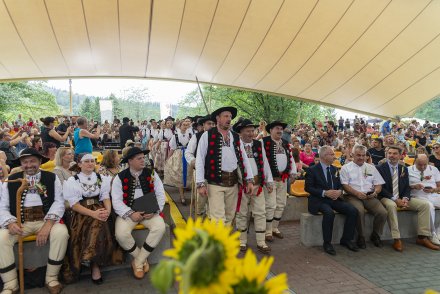 Wiślańskie Dożynki - uroczystości w amfiteatrze