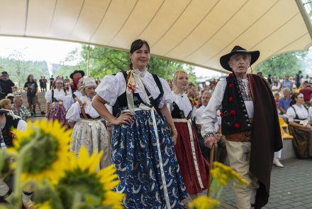 Wiślańskie Dożynki - uroczystości w amfiteatrze