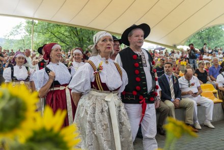 Wiślańskie Dożynki - uroczystości w amfiteatrze