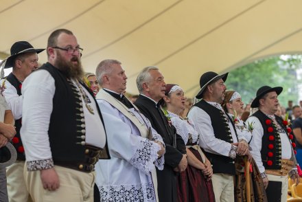 Wiślańskie Dożynki - uroczystości w amfiteatrze