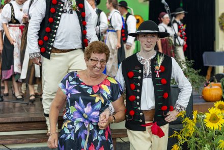 Wiślańskie Dożynki - występ Zespołu Regionalnego "Wisła"