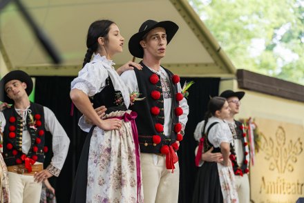 Wiślańskie Dożynki - obrzęd dożynkowy w wykonaniu Zespołu Regionalnego "Wisła"