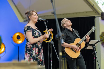 Wiślańskie Dożynki - koncert kapeli Hanki Wójciak