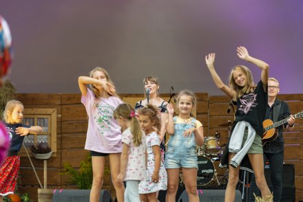Wiślańskie Dożynki - koncert kapeli Hanki Wójciak