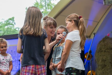 Wiślańskie Dożynki - koncert kapeli Hanki Wójciak