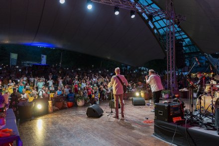 Wiślańskie Dożynki - koncert zespołu Jan Wojdak & Wawele