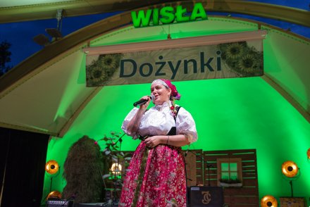 Wiślańskie Dożynki - zakończenie uroczystości w amfiteatrze