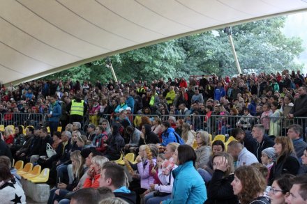 Publiczność w amfiteatrze