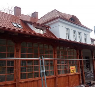  Dworzec w trakcie remontu
