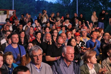 Publiczność bawi się na koncercie zespołu Dżem