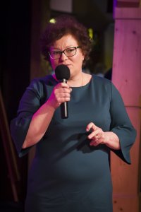 Fragment wystąpienia brafitterki