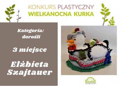 Dorośli: 3 miejsce - Elżbieta Szajtauer