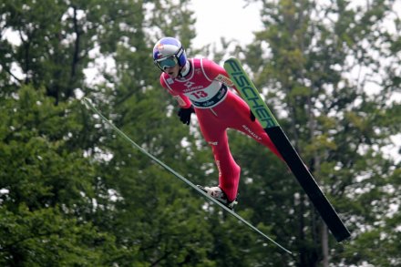 Tomasz Pilch w locie