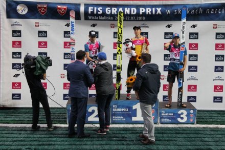 Ceremonia nagradzania skoczków