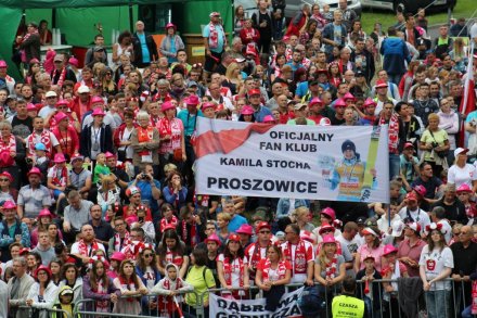 Kibice z fanklubu Kamila Stocha i nie tylko