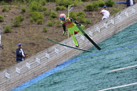 Dawid Kubacki w locie