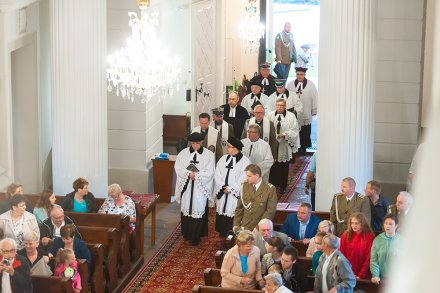 Fragment nabożeństwa ekumenicznego w kościele Apostołów Piotra i Pawła - fot. Szymon Brodacki