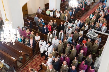 Fragment nabożeństwa ekumenicznego w kościele Apostołów Piotra i Pawła - fot. Szymon Brodacki