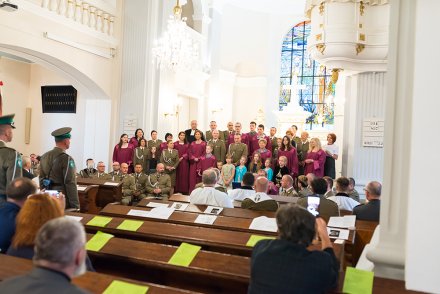 Fragment nabożeństwa ekumenicznego w kościele Apostołów Piotra i Pawła - fot. Szymon Brodacki
