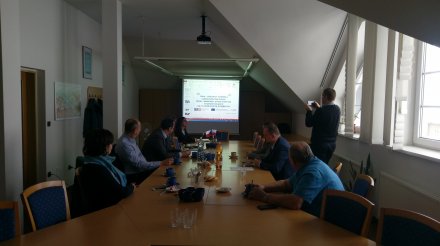 Fragment konferencji podsumowującej projekt