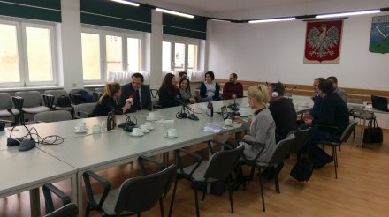 Fragment konferencji podsumowującej projekt