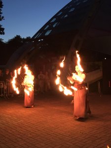 Cieszymy się latem - teatr ognia