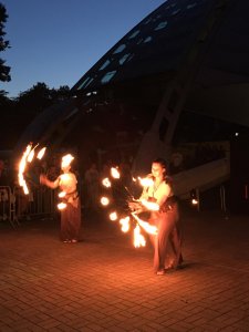 Cieszymy się latem - teatr ognia