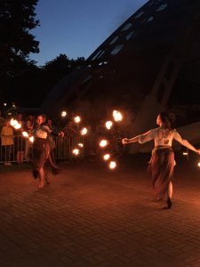Cieszymy się latem - teatr ognia
