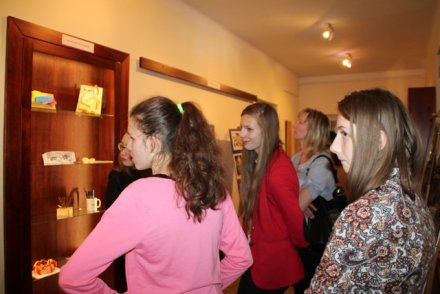 Wernisaż "Wystawy prac graficznych uczniów wiślańskiego Gimnazjum"