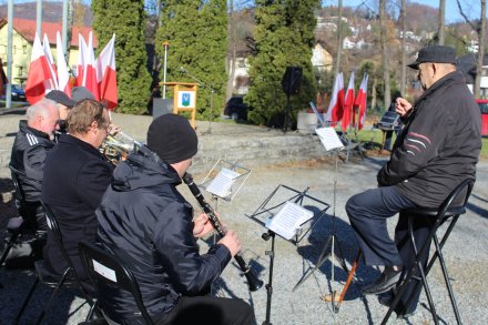 Orkiestra dęta podczas koncertu