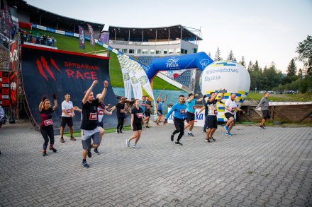 Rozgrzewka dziennikarzy