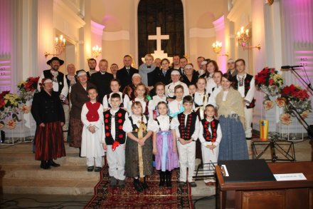 Para Prezydencka wraz z Artystami i Organizatorami