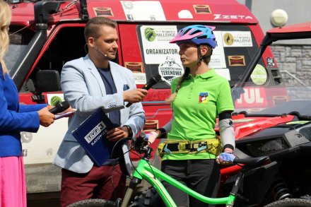 Karolina Cieślar opowiada o trasach rowerowych na Skolnitym
