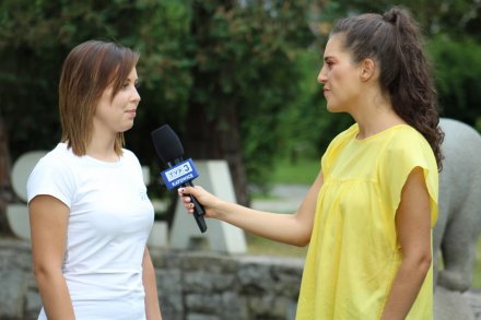 Magdalena Staszkiewicz z Referatu Promocji, Turystyki, Kultury i Sportu