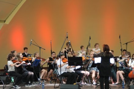 Koncert Plenerowy Państwowej Szkoły Muzycznej w Bielsko-Białej