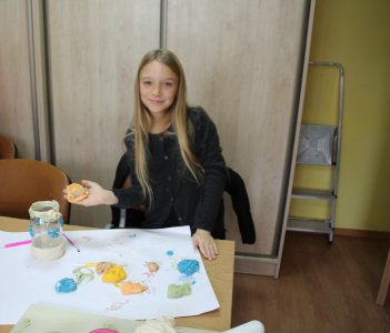 Dzieci podczas zajęć