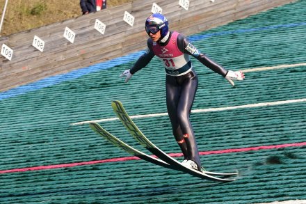 Ląduje Gregor Schlierenzauer - Fot. Alicja Kosman/PZN