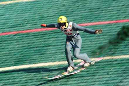 Evgeniy Klimov w swoim drugim skoku