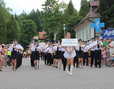 Przemarsz Orkiestry OSP Milówka