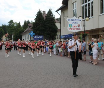 Przemarsz Orkiestry OSP Tąpkowice